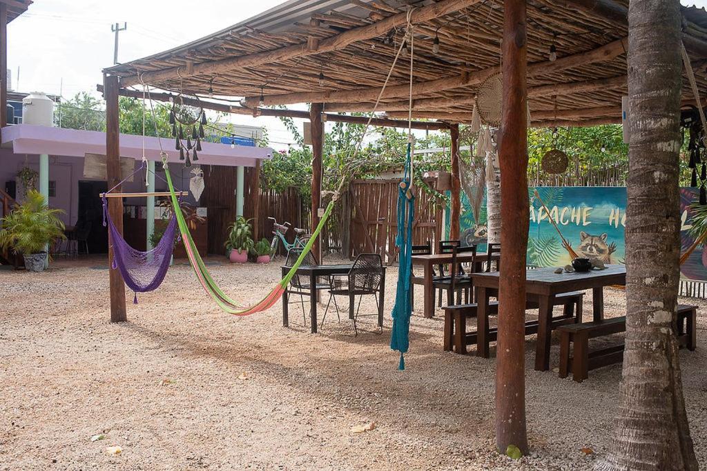 Mapache Hostel&Camping Isola Holbox Esterno foto